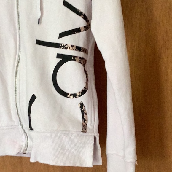 Calvin Klein Performance Zipper Up Hooded Sweatshirt - Picture 2 of 6